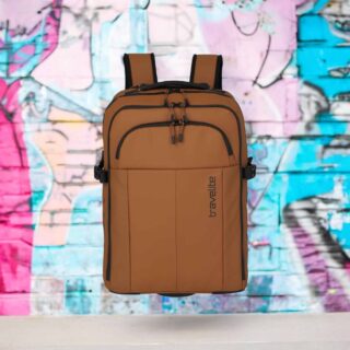 Travelite Briize Trolley Backpack L Καρυδί
