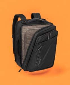 Travelite Crosslite Bordtasche L Μαύρο Expandable 31L
