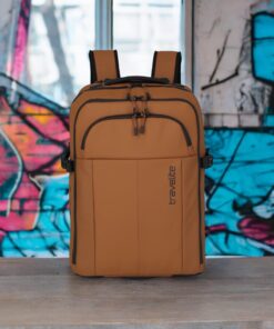 Travelite Briize Trolley Backpack L Καρυδί