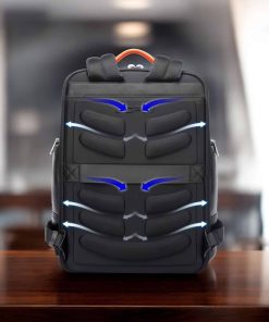 Bopai Δερμάτινο Σακίδιο 20L Laptop 15.6” Μαύρο