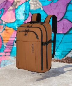 Travelite Briize Trolley Backpack L Καρυδί