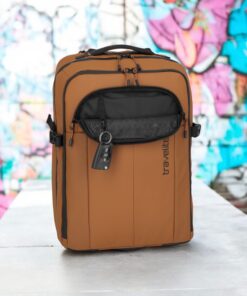 Travelite Briize Trolley Backpack L Καρυδί