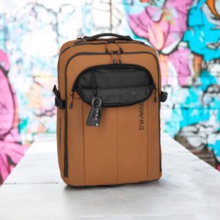 Travelite Briize Trolley Backpack L Καρυδί