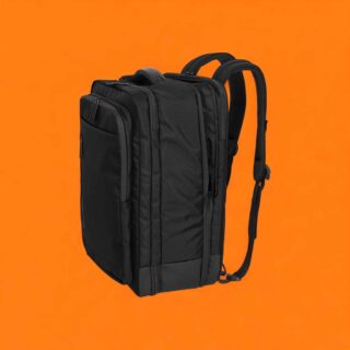 Travelite Crosslite Bordtasche L Μαύρο Expandable 31L