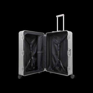 Travelite Next Trolley L Βαλίτσα Μεγάλη Αλουμινίου Ασημί 100 L