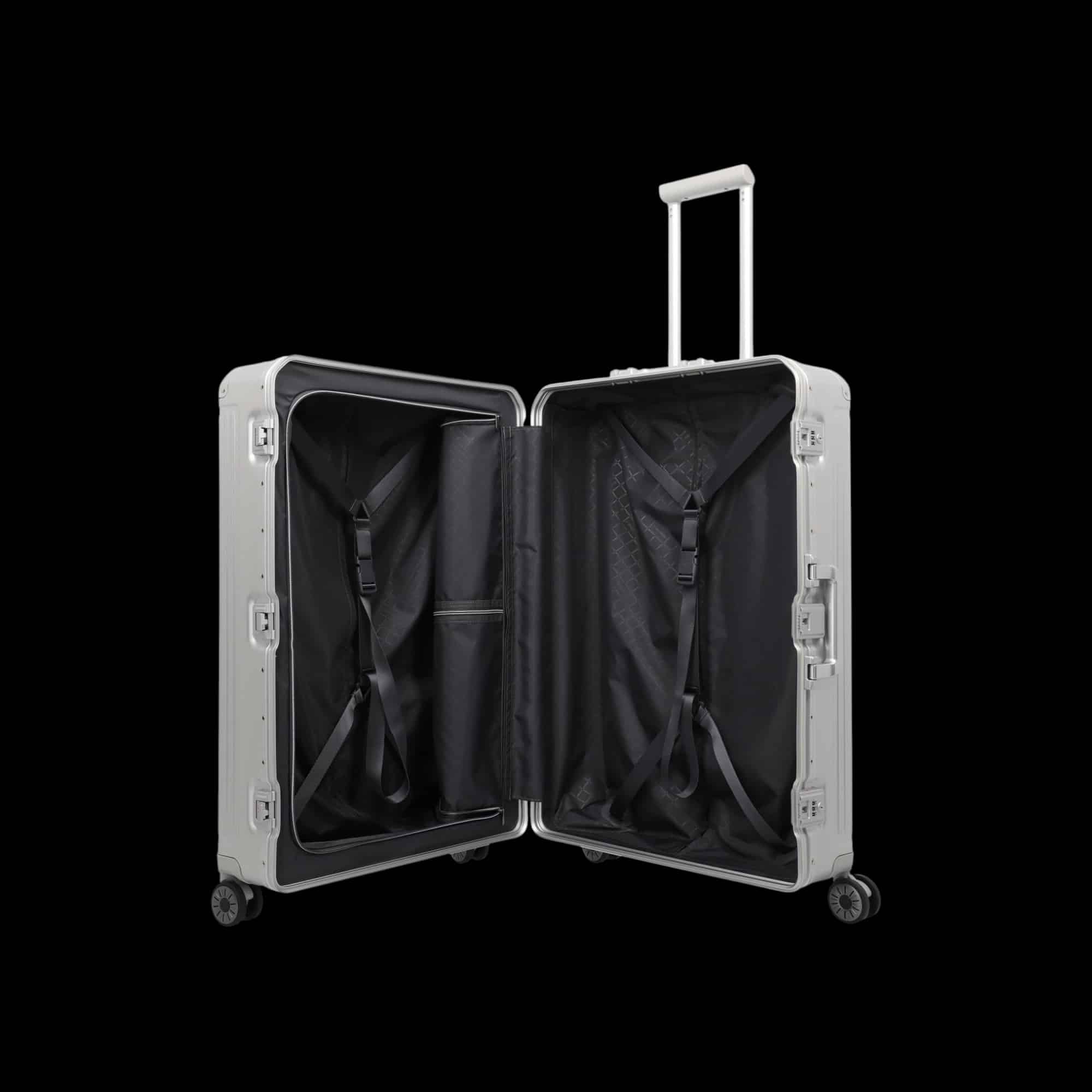 Travelite Next Trolley L Βαλίτσα Μεγάλη Αλουμινίου Ασημί 100 L
