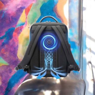 Bopai Σακίδιο με Σύστημα Ψύξης 29L για Laptop 15.6” Μαύρο