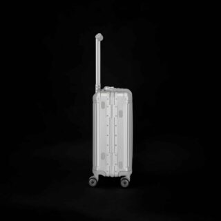 Travelite Next Trolley S Βαλίτσα Καμπίνας Αλουμινίου Ασήμι 39 lt