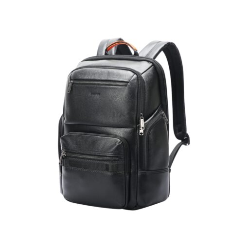 Bopai Δερμάτινο Σακίδιο 20L Laptop 15.6” Μαύρο