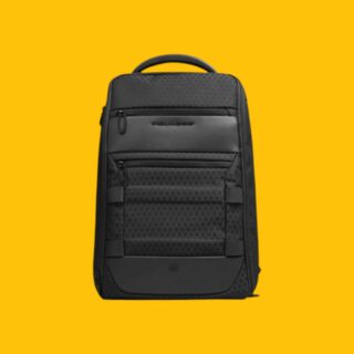 Piquadro Σακίδιο Πλάτης Ταξιδίου 23lt W139 Black