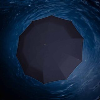 Knirps A.771 A.Series Ομπρέλα Μακριά Μπλε Αυτόματη 10 Ακτίνες