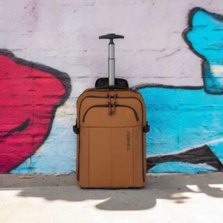 Travelite Briize Trolley Backpack L Καρυδί