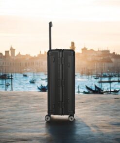 Travelite Next Trolley L Βαλίτσα Μεγάλη Αλουμινίου Μαύρη 100L