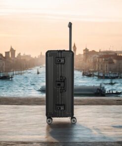 Travelite Next Trolley L Βαλίτσα Μεγάλη Αλουμινίου Μαύρη 100L