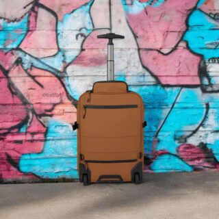 Travelite Briize Trolley Backpack L Καρυδί