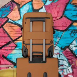 Travelite Briize Trolley Backpack L Καρυδί