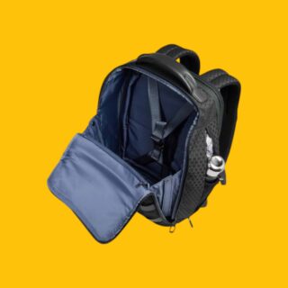 Piquadro Σακίδιο Πλάτης Ταξιδίου 23lt W139 Black