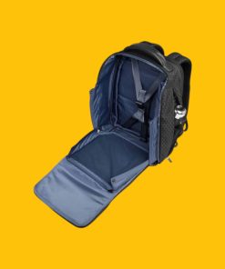 Piquadro Σακίδιο Πλάτης Ταξιδίου 23lt W139 Black