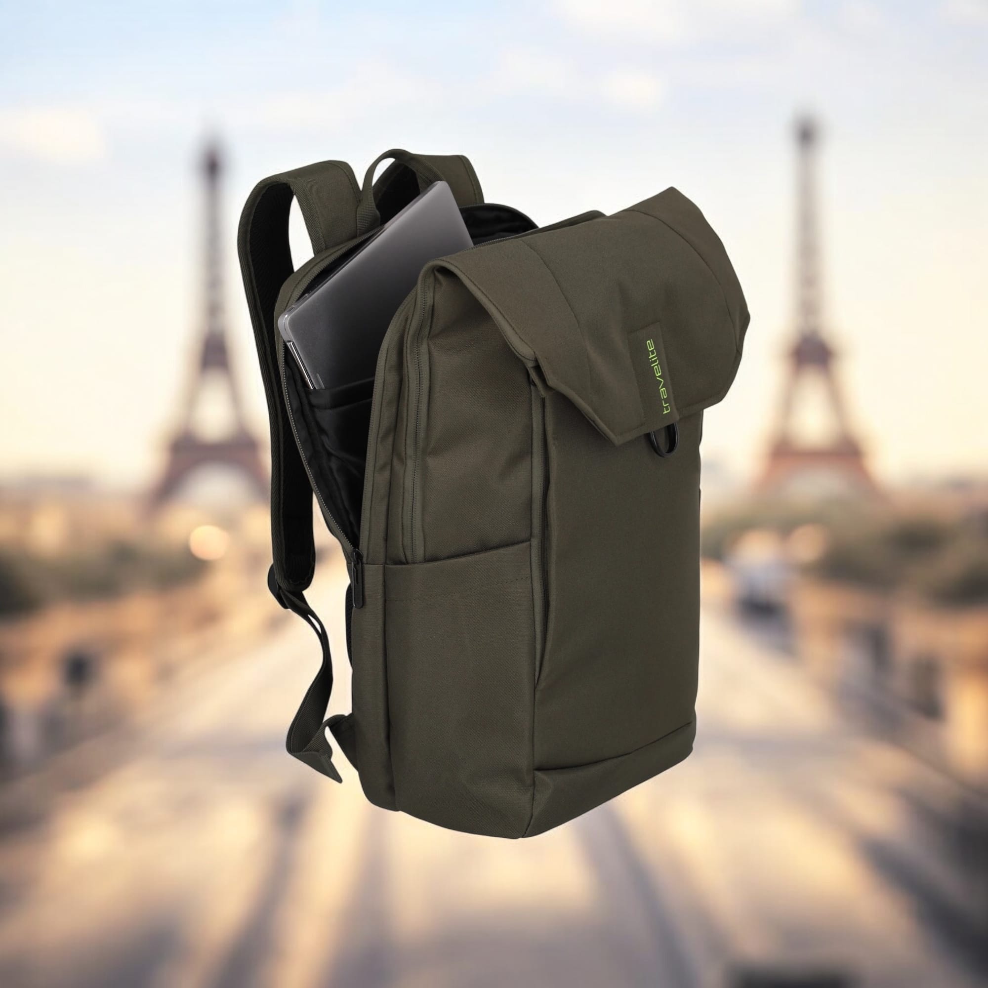 Travelite Σακίδιο Πλάτης Pathway Rucksack Fold Χακί