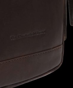 Chesterfield Riga Δερμάτινο Τσαντάκι Crossbody Καφέ