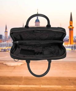 Chesterfield Tilbury Δερμάτινη Τσάντα Laptop Μαύρη