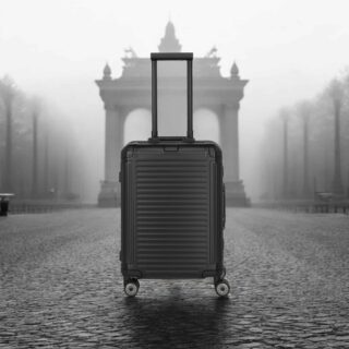 Travelite Next Trolley S Βαλίτσα Καμπίνας Αλουμινίου Μαύρη 39L