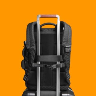 Piquadro Σακίδιο Πλάτης Ταξιδίου 20lt W139 Black