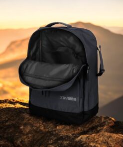 Travelite Kick Off Τσάντα Πλάτης Multibag Μαύρη 35L