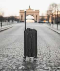 Travelite Next Trolley S Βαλίτσα Καμπίνας Αλουμινίου Μαύρη 39L