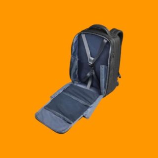 Piquadro Σακίδιο Πλάτης Ταξιδίου 20lt W139 Black