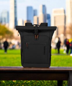 Travelite BRIIZE Rollup Backpack M Μαύρο
