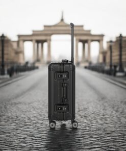 Travelite Next Trolley S Βαλίτσα Καμπίνας Αλουμινίου Μαύρη 39L