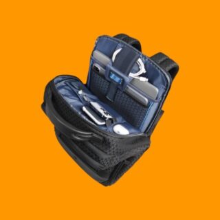 Piquadro Σακίδιο Πλάτης Ταξιδίου 20lt W139 Black