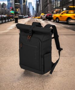 Travelite BRIIZE Rollup Backpack M Μαύρο