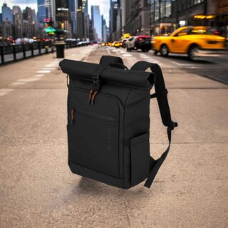 Travelite BRIIZE Rollup Backpack M Μαύρο
