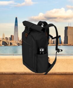 Travelite BRIIZE Rollup Backpack M Μαύρο