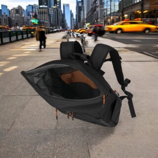 Travelite BRIIZE Rollup Backpack M Μαύρο