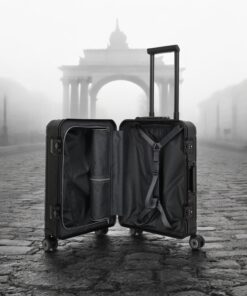 Travelite Next Trolley S Βαλίτσα Καμπίνας Αλουμινίου Μαύρη 39L