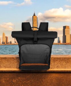 Travelite BRIIZE Rollup Backpack M Μαύρο