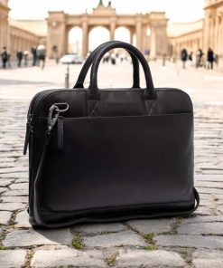 Chesterfield Tilbury Δερμάτινη Τσάντα Laptop Μαύρη