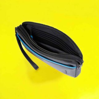 Piquadro Τσαντάκι Χειρός Atlas Black