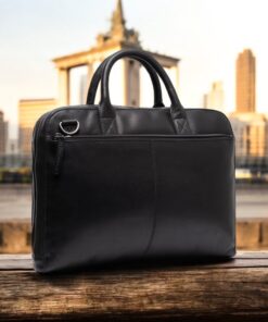 Chesterfield Tilbury Δερμάτινη Τσάντα Laptop Μαύρη