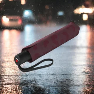 Knirps A.200 Cone Bordeaux Αυτόματη Ομπρέλα