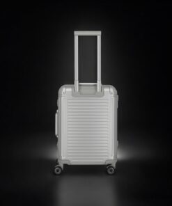 Travelite Next Trolley S Βαλίτσα Καμπίνας Αλουμινίου Ασήμι 39 lt