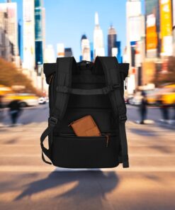 Travelite BRIIZE Rollup Backpack M Μαύρο