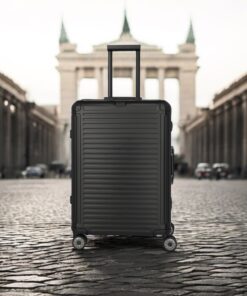 Travelite Next Trolley M Βαλίτσα Αλουμινίου Μαύρη 69L