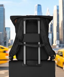 Travelite BRIIZE Rollup Backpack M Μαύρο