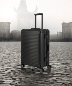 Travelite Next Trolley M Βαλίτσα Αλουμινίου Μαύρη 69L