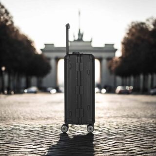 Travelite Next Trolley M Βαλίτσα Αλουμινίου Μαύρη 69L