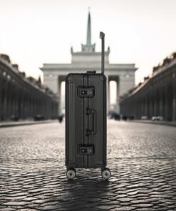 Travelite Next Trolley M Βαλίτσα Αλουμινίου Μαύρη 69L